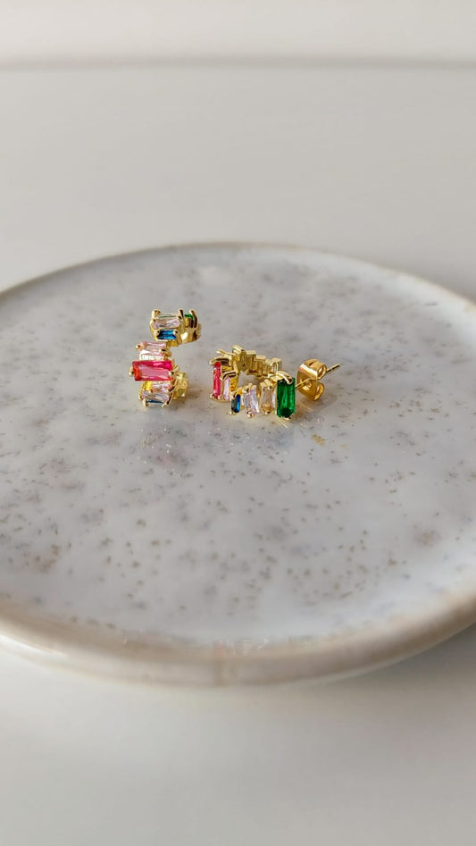 Rainbow earrings