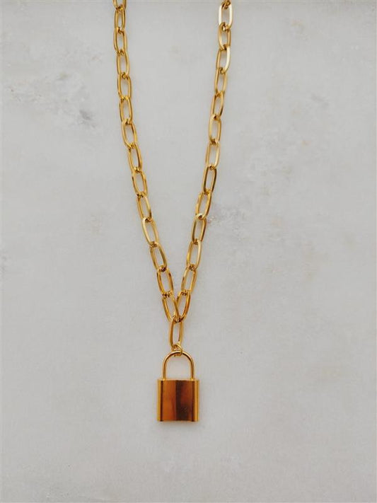 Lock Chain necklace