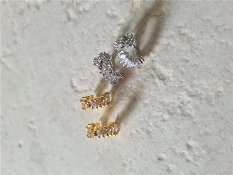 Dubai baguette earrings